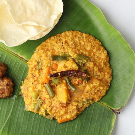 Sambar Rice & Papad